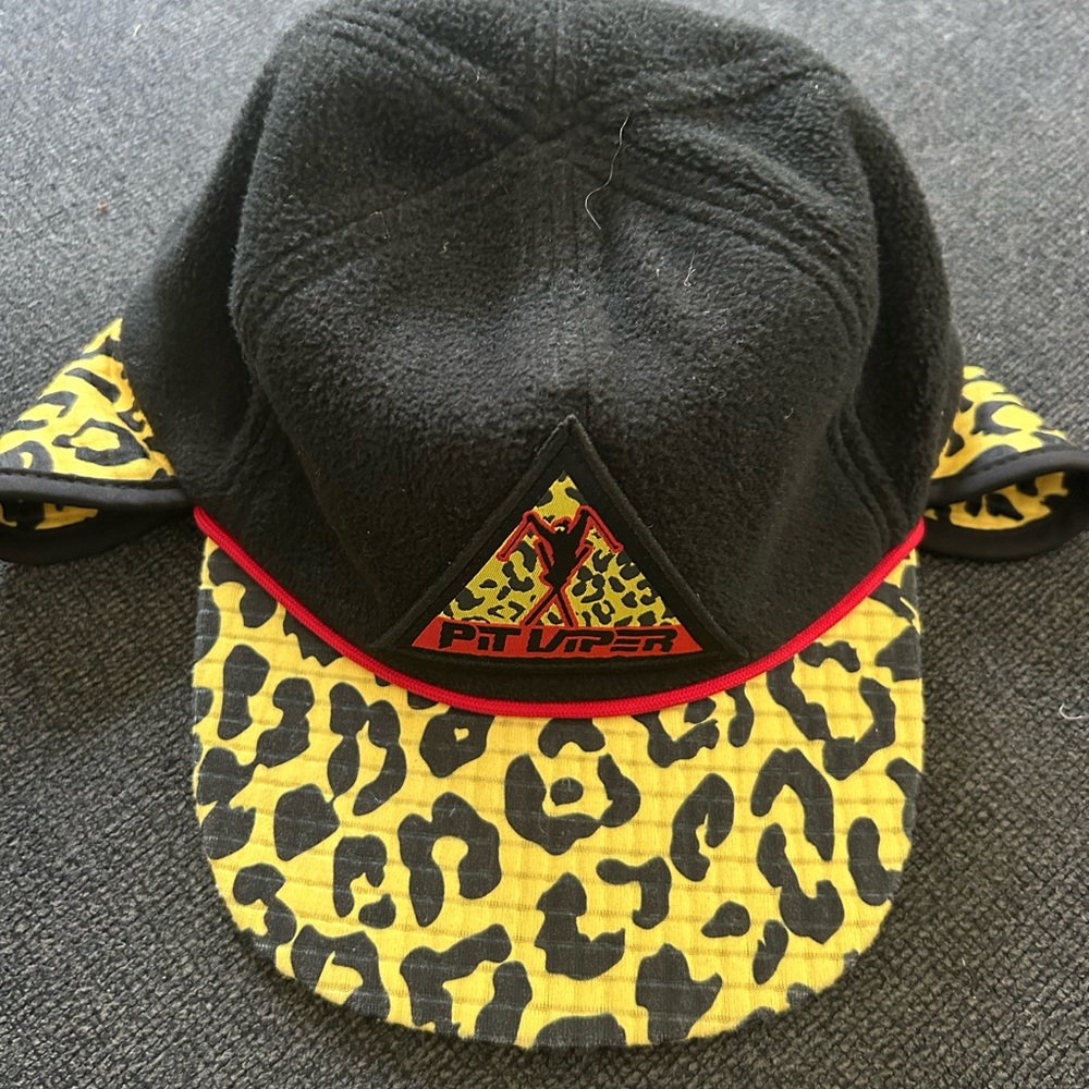 Pit Viper Black and Yellow Kids Cap